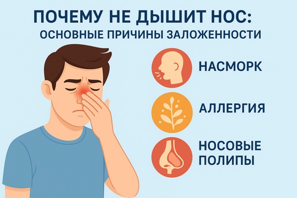 Постоянная заложенность носа: причины и методы лечения