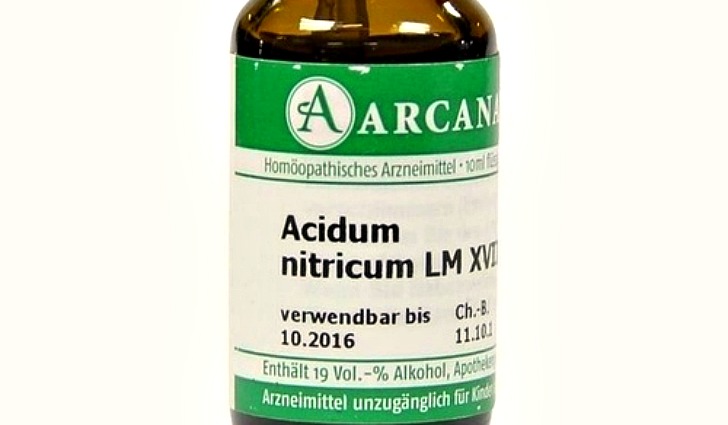 Ацидум нитрикум (Nitricum acidum) - азотная кислота, все о гомеопатии .
